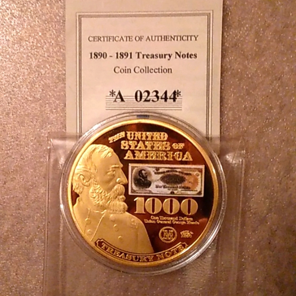 1000 dollar coin